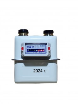 Счетчик газа СГД-G4ТК с термокорректором (вход газа левый, 110мм, резьба 1 1/4") г. Орёл 2024 год выпуска Курган